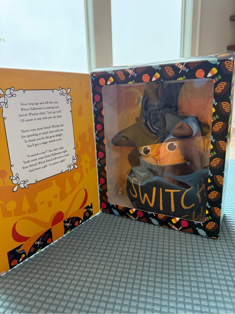 HALLOWEEN Switch Witch Plush Toy with Book. Make new & healthy traditions!